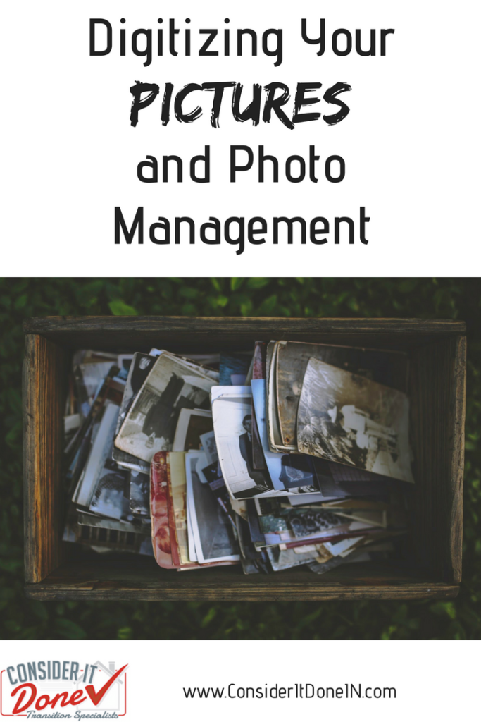 Have a box of old photos taking up space in your home? Perhaps you should consider digitizing them! Read on for an introduction to the process and some tips on managing your digital photos too.