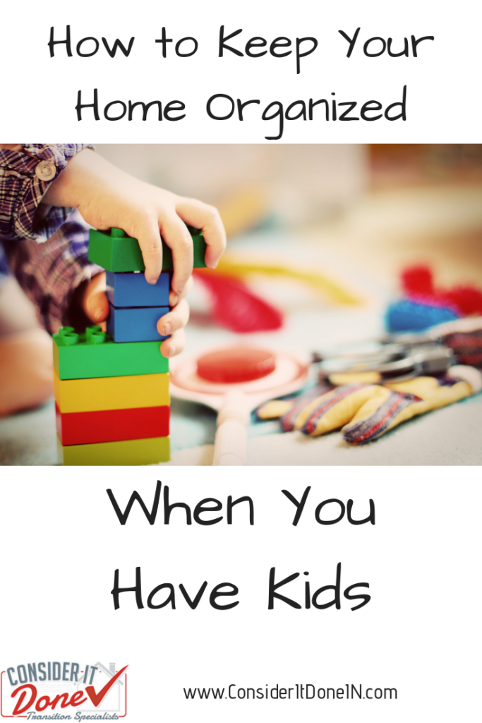 If you have kids, you'll already know how much STUFF comes along with them. Here are some easy steps to implement to help keep your home organized with kids.